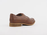 Womens Timberland Classic 8547A Brown Leather Oxford Shoes Casual Lace Up Shoes